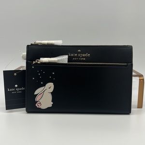 Kate Spade Bun Bun Bunny Medium Wristlet Wallet
